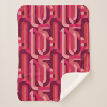 lebendiges rosa retro abstraktes Muster