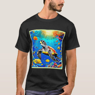 Lebendiges Schildkrötenriff Leben T-Shirt