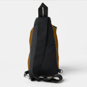Lebendiges Seestern-Abstraktmuster-Design Crossbody Bag (Rückseite)