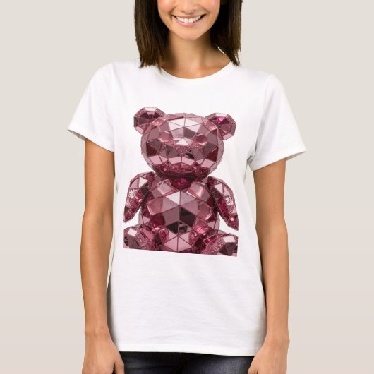 Lebendiges Silber ABSTRACT ART Design T-Shirt (Vorderseite)