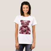 Lebendiges Silber ABSTRACT ART Design T-Shirt (Vorne ganz)
