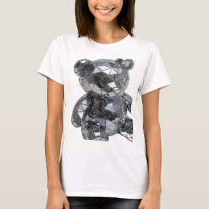 Lebendiges Silber ABSTRACT ART Künstlerisches Moti T-Shirt