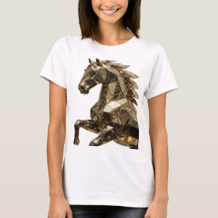 Lebendiges Silber ABSTRACT ART Statement Design T-Shirt