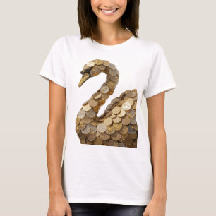 Lebendiges Silber ABSTRACTE KUNST Künstlerisches M T-Shirt