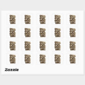 Lebendiges Silber POLANDIC TIC Sticker Design (Blatt)