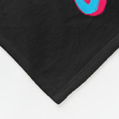 Lebendiges Skidesign mit Grenoble-Text-Ski Fleecedecke (Ecke)