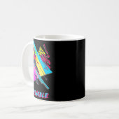 Lebendiges Skidesign mit grenoble-text-ski Kaffeetasse (Vorderseite Links)