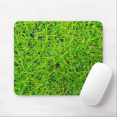 Lebendiges Smaragdgrün-Rasengras Mousepad (Mit Mouse)