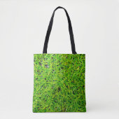 Lebendiges Smaragdgrün-Rasengras Tasche (Vorderseite)