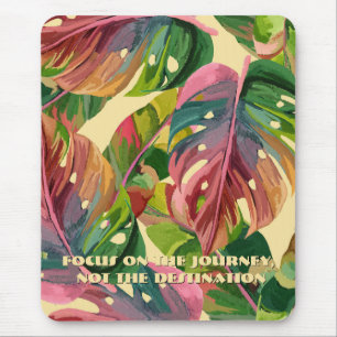 Lebendiges Sommer-Tropenmuster Benutzerdefinierter Mousepad