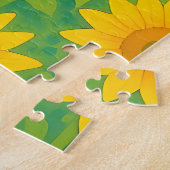 Lebendiges Sonnenblumenfeld-Muster Puzzle (Seite)