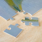 Lebendiges Sonnenblumenstrauß-Ölgemälde Puzzle (Seite)