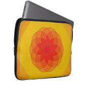 Lebendiges Sonnenstrahl-Design Laptopschutzhülle (Vorne Rechts)