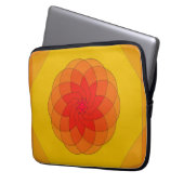 Lebendiges Sonnenstrahl-Design Laptopschutzhülle (Vorderseite Links)