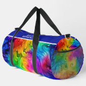 Lebendiges Spektrum-Swirl-Monogramm-Reisegepäck Duffle Bag (Rechte Ecke)