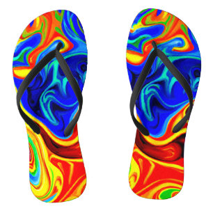 Lebendiges Stilmuster Badesandalen