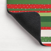 Lebendiges Streifenmuster Hintergrund Mousepad (Ecke)