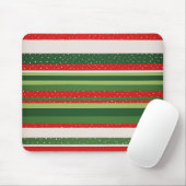 Lebendiges Streifenmuster Hintergrund Mousepad (Mit Mouse)
