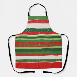 Lebendiges Streifenmuster Hintergrund Schürze