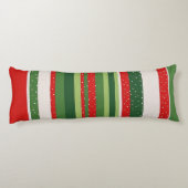 Lebendiges Streifenmuster-Hintergrund Seitenschläferkissen (Rückseite)