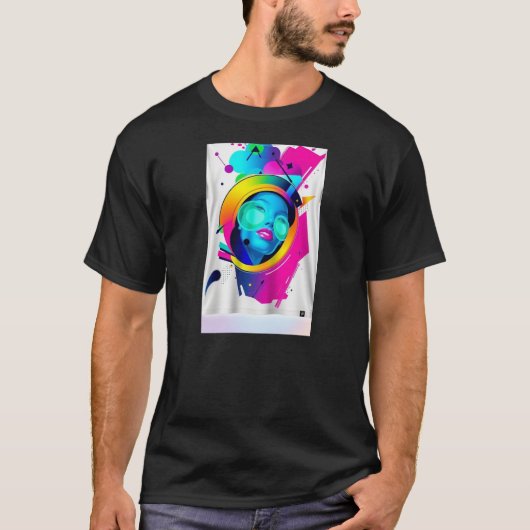 lebendiges T-Shirt-Design T-Shirt (Vorderseite)