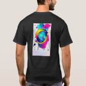 lebendiges T-Shirt-Design T-Shirt (Rückseite)
