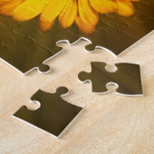 Lebendiges Trio Gelber Margeriten Puzzle (Seite)