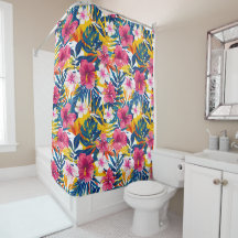 Lebendiges tropisches Blumenparadies-Musterdesign