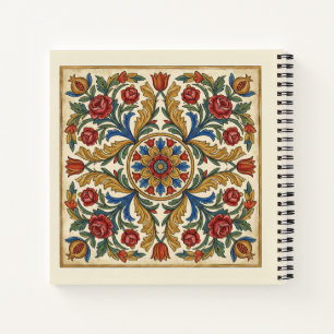 Lebendiges Tuscien Italienische Naive Kunst: Rusti Notizblock