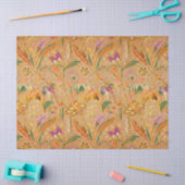 Lebendiges Vintage-Blumenmuster Seidenpapier (Basteln)