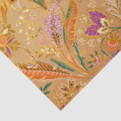 Lebendiges Vintage-Blumenmuster Seidenpapier (Detail)