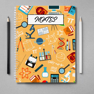 Lebendiges Wissenschaftsdesign Perfekt für den Unt Notizblock