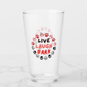 Lebendlachende Rinde Glas (Vorderseite)