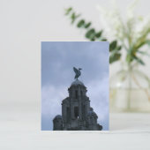 Lebendvogel in Liverpool Postkarte (Stehend Vorderseite)