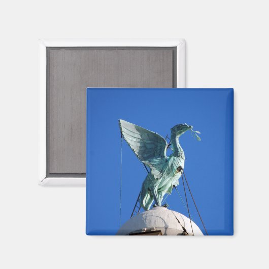 Lebendvogel, Liverpool Magnet (Vorderseite/Rückseite)