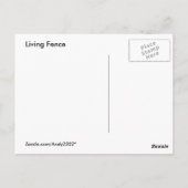 Lebendzaun ~ Postkarte (Rückseite)