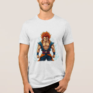 Lebenheld otaku weeb decal merke Tri-Blend shirt