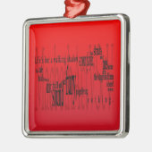 "Lebens aber ein gehender Schatten" Macbeth Ornament Aus Metall (Links)