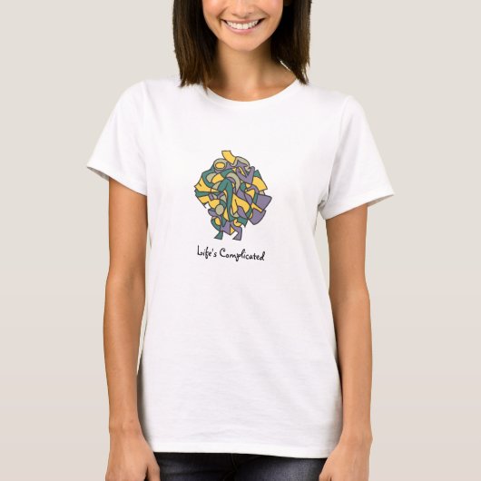 Lebens erschwert 3 T-Shirt (Vorderseite)