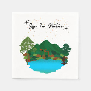 Lebens-Papier-Serviette aus der Natur Serviette