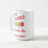 Lebens-Puzzletasse Kaffeetasse (Vorderseite Links)
