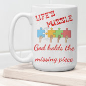 Lebens-Puzzletasse Kaffeetasse