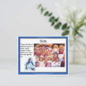 Lebensabfälle, Spielzeug, Puppen Postkarte (Stehend Vorderseite)