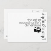 Lebensabmessungen Postkarte (Vorne/Hinten)