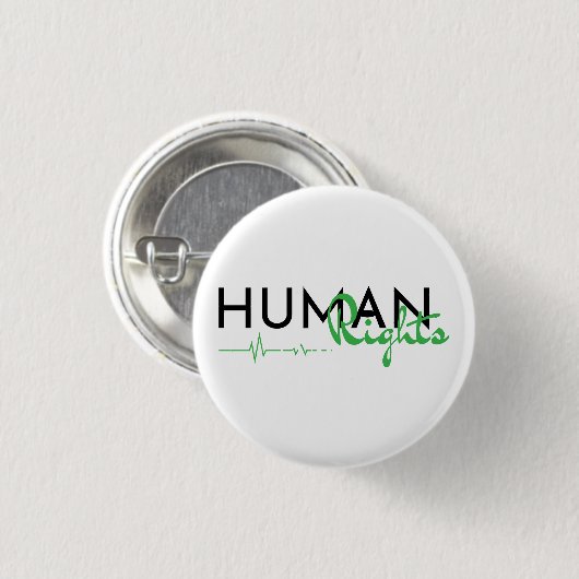 Lebensader der Menschenrechte Button (Vorne & Hinten)