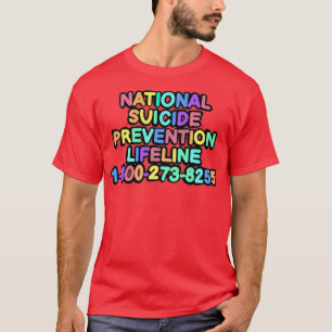 Lebensader der nationalen Suizidprävention T-Shirt
