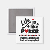 Lebensähnlicher Poker-Magnet Magnet (Vorderseite/Rückseite)