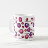 Lebensalter: Der Blutstar Ruby Kaffeetasse (Vorderseite Links)