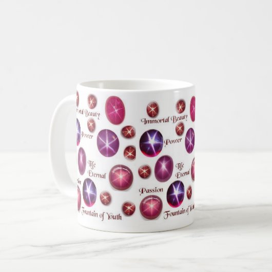Lebensalter: Der Blutstar Ruby Kaffeetasse (Vorderseite Links)