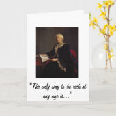 Lebensalter und Schulden Karte (Gelbe Blume)